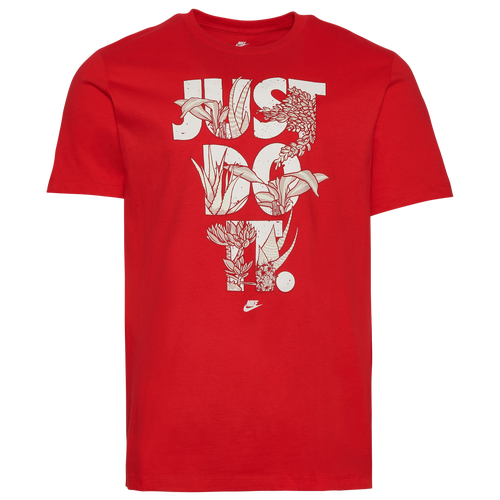 Red just do it shirt online