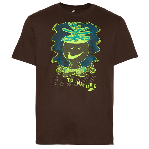 

Nike Mens Nike Escape To Nature 2 T-Shirt - Mens Brown/Multi Size L