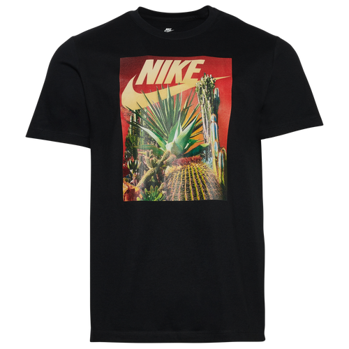 

Nike Mens Nike Escape Photo T-Shirt - Mens Orange/Black Size XS