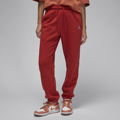 Shop Jordan Womens  Brooklyn Fleece Pants In Dune Red