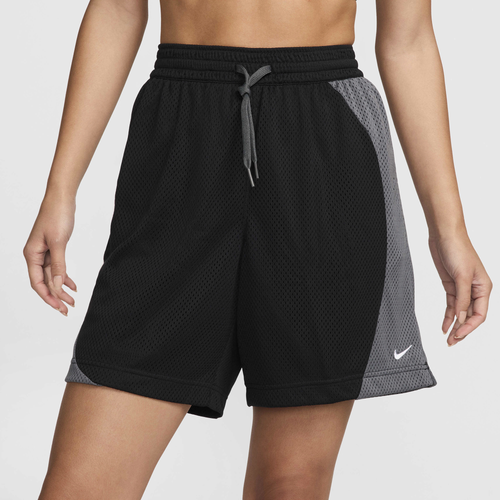 

Nike Womens Nike Essential Mesh DF Short - Womens Black/Iron Grey/White Size M