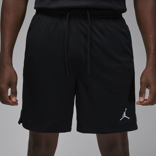 

Jordan Mens Jordan MVP Mesh Shorts - Mens Black/Dune Red Size L