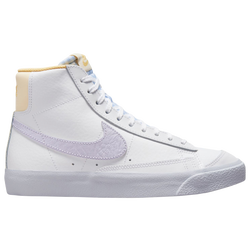 Boys' Grade School - Nike Blazer Mid '77 ESTR - White/Oxygen Purple/Coconut Milk