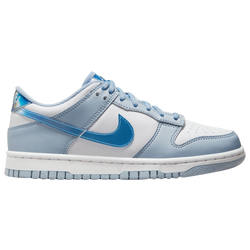 Boys' Grade School - Nike Dunk Low NN KWE - Blue Whisper/Green Abyss