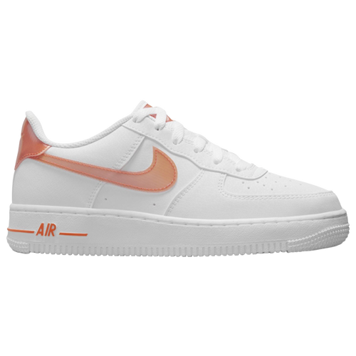 

Nike Boys Nike Air Force 1 NN KWE - Boys' Grade School Basketball Shoes Safety Orange/White Size 06.0