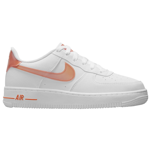 Nike Kids' Boys  Air Force 1 Nn Kwe In White/safety Orange