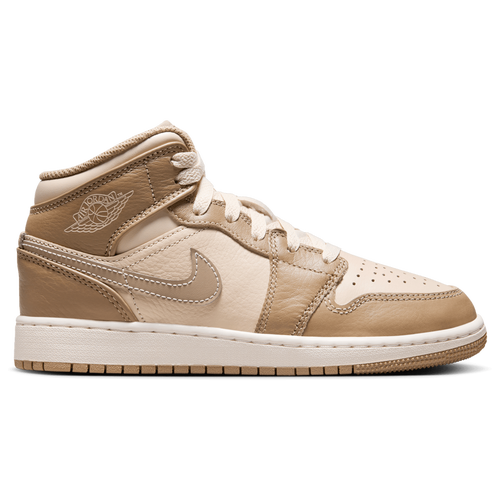 

Boys Jordan Jordan AJ 1 Mid JM - Boys' Grade School Basketball Shoe Light Brown/Khaki Size 06.0