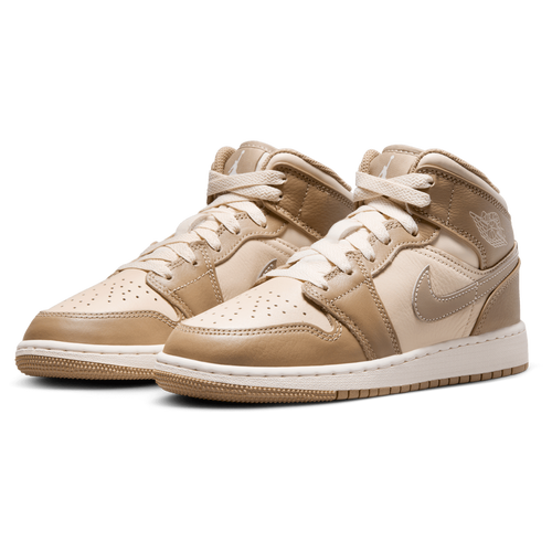 Air jordan 1 mid beige on sale