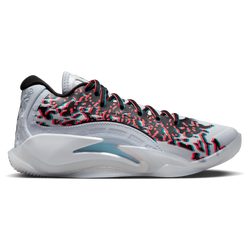 Boys' Grade School - Jordan Zion 3 NRG - Grey/Black/Flash Crimson