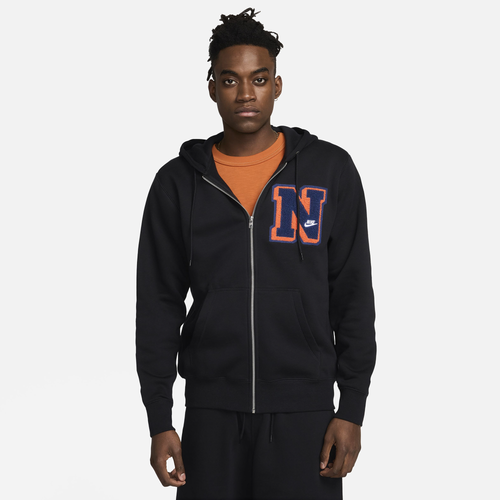 Nike Mens  Club Fleece Pullover Hoodie In Black