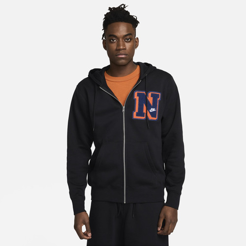 

Nike Mens Nike Club Fleece Pullover Hoodie - Mens Black Size XS