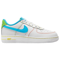 Boys' Preschool - Nike Air Force 1 LV8 WCRD - White/Orange/Blue