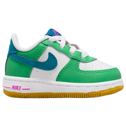 Boys' Toddler - Nike Air Force 1 LV8 AP - Green Abyss/White/Spring Green