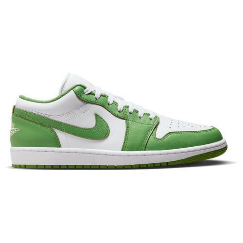 

Jordan Mens Jordan AJ 1 Low SE - Mens Shoes White/Green Size 10.5