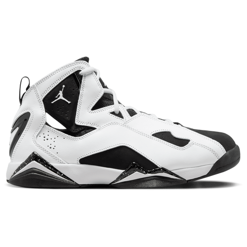 

Jordan Mens Jordan True Flight - Mens Basketball Shoes White/Black Size 07.5