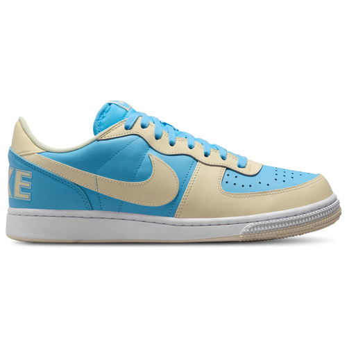 

Nike Mens Nike Terminator Low - Mens Basketball Shoes Aqua Blue/White Size 12.0