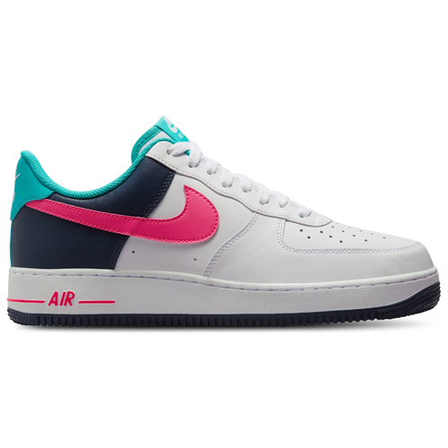 

Nike Mens Nike Air Force 1 07' NAS - Mens Basketball Shoes Blue/White/Pink Size 10.5