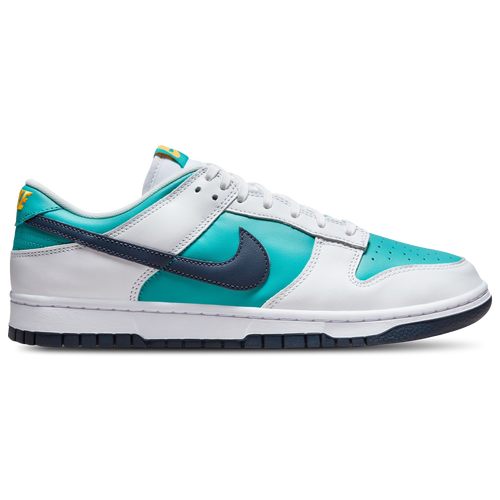 

Nike Mens Nike Dunk Low - Mens Shoes White/Teal/Pink Size 11.5