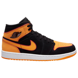 Men's - Jordan AJ 1 MID SE V2 - Black/Orange/Red