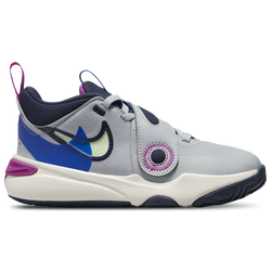 Boys' Preschool - Nike Team Hustle D 11 SE - Wolf Grey/Vapor Green/Obsidian