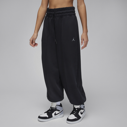WOMENS - Jordan SPT Fleece GFX Pant - Black/Stealth