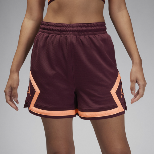 

Jordan Womens Jordan Sport Diamond Shorts 4" - Womens Night Maroon/Night Maroon Size S