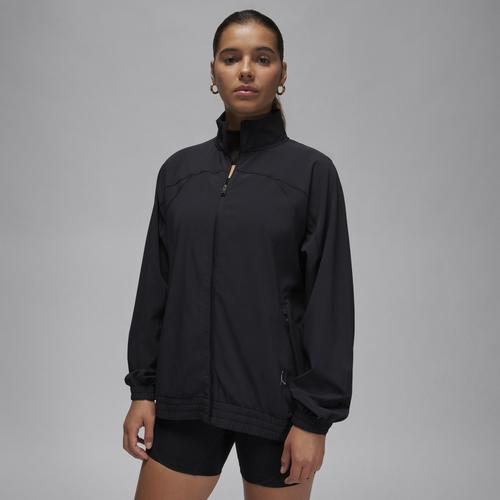 

Jordan Womens Jordan SPT Dri-FIT Woven Jacket - Womens Black/Off Noir Size XL