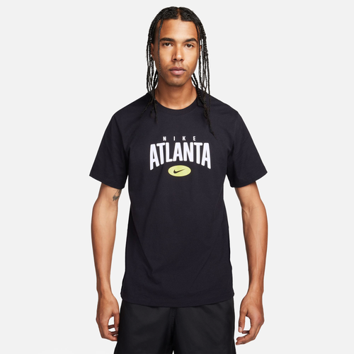 

Nike Mens Nike NSW Short Sleeve City T-Shirt -Atlanta - Mens White/Black Size L