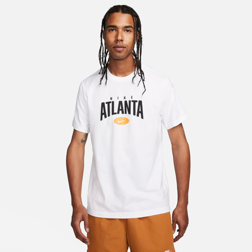 

Nike Mens Nike NSW Short Sleeve City T-Shirt -Atlanta - Mens Black/White Size S