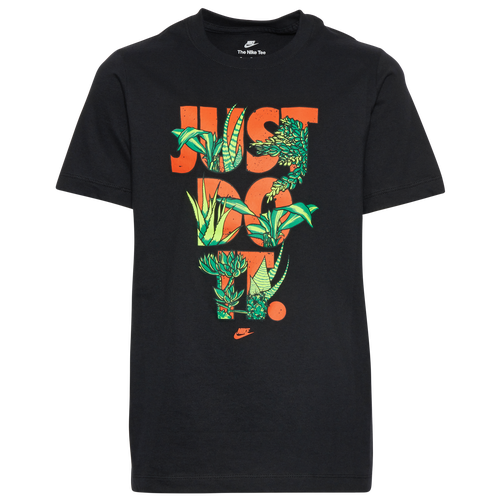 

Boys Nike Nike Escape to Nature T-Shirt - Boys' Grade School Black Size XS