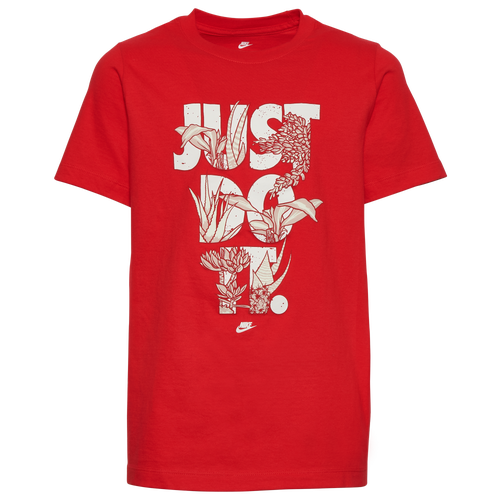 Shop Nike Boys   Escape To Nature T-shirt In Red