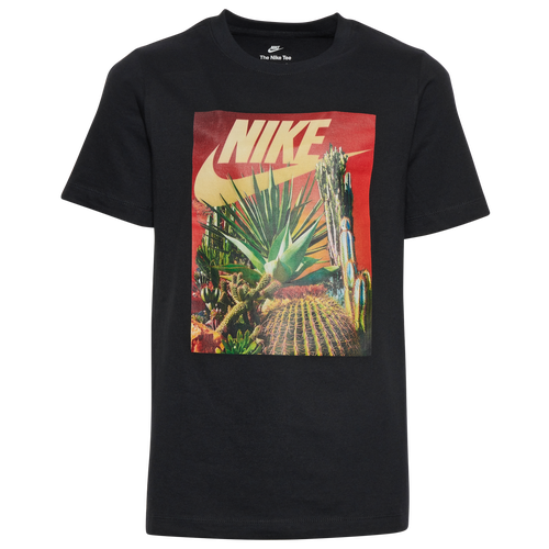 

Boys Nike Nike Escape to Nature T-Shirt - Boys' Grade School Black Size M