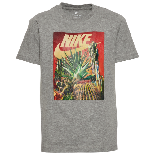 

Boys Nike Nike Escape to Nature T-Shirt - Boys' Grade School Grey Size M