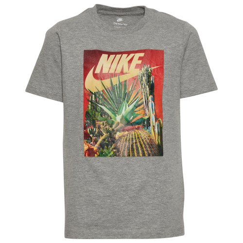 

Nike Boys Nike Escape to Nature T-Shirt - Boys' Grade School Grey Size M