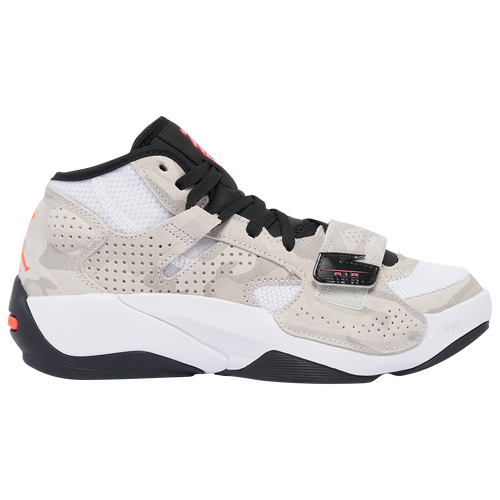 

Boys Jordan Jordan Zion 2 - Boys' Grade School Basketball Shoe White/Flash Crimson/Black Size 06.5