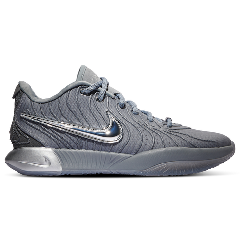 

Nike Mens Lebron James Nike Lebron XXI - Mens Basketball Shoes Grey/Grey/Silver Size 13.0