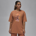 Jordan Graphic Oversized T-Shirt - Jordan Dusty Peach/Dune Red