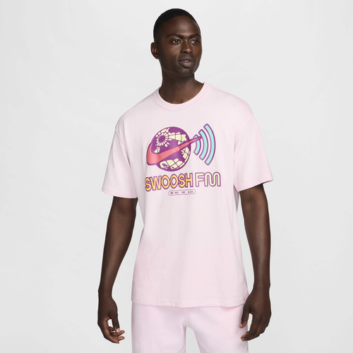 

Nike Mens Nike NSW M90 OC HBR T-Shirt - Mens Pink Foam Size M