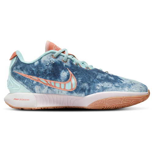 

Nike Mens Nike Lebron XXI - Mens Basketball Shoes Jade Ice/Emerald Rise/Platinum Violet Size 10.0