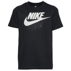 Boys' Grade School - Nike Speckle Swoosh T-Shirt - Black/Black