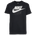 Nike Speckle Swoosh T-Shirt - Boys' Grade School Black/Black