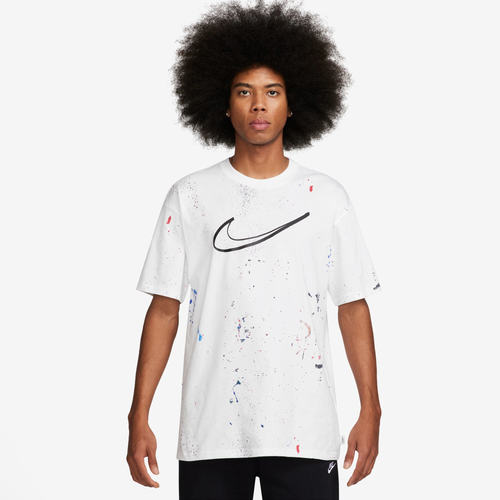 

Nike Mens Nike NSW M90 Breaking T-Shirt - Mens White/Multi Size XS