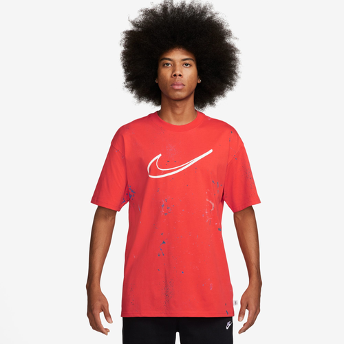 

Nike Mens Nike NSW M90 Breaking T-Shirt - Mens Light Crimson Size L