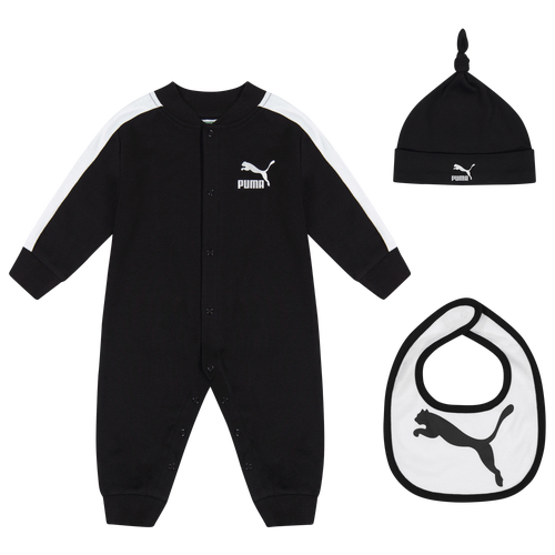 

Boys Infant PUMA PUMA 3 Piece Box Set - Boys' Infant Black/White Size 12MO