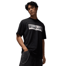 Men's - Jordan NC Wings Photo Short Sleeve Crew - Black/White