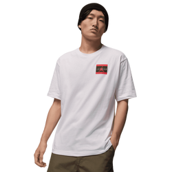 Men's - Jordan Authentic Short Sleeve Crew - White/Red