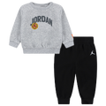 Jordan Dynasty Fleece Crew Set - Jordan Grey/Black