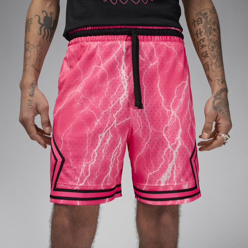 

Jordan Mens Jordan Dri-FIT Sport AOP Diamond Shorts - Mens Hyper Pink/Legend Pink Size L