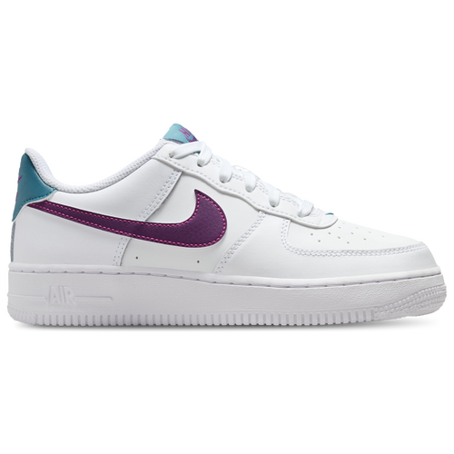 Shop Nike Boys  Air Force 1 Low In White/aquamarine/hyper Pink