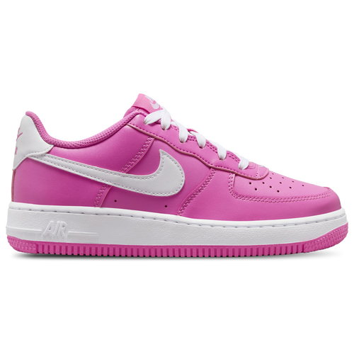 

Nike Boys Nike Air Force 1 Low - Boys' Grade School Basketball Shoes White/Playful Pink Size 2.0